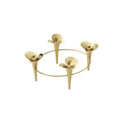 Georg Jensen Bloom Botanica lysestage forgyldt