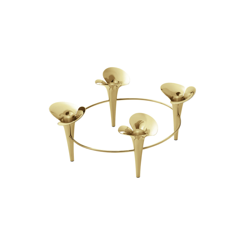 Georg Jensen Bloom Botanica lysestage forgyldt