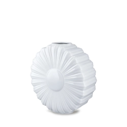 Lyngby Porcel�n Flower marguerit vase hvid H21 cm