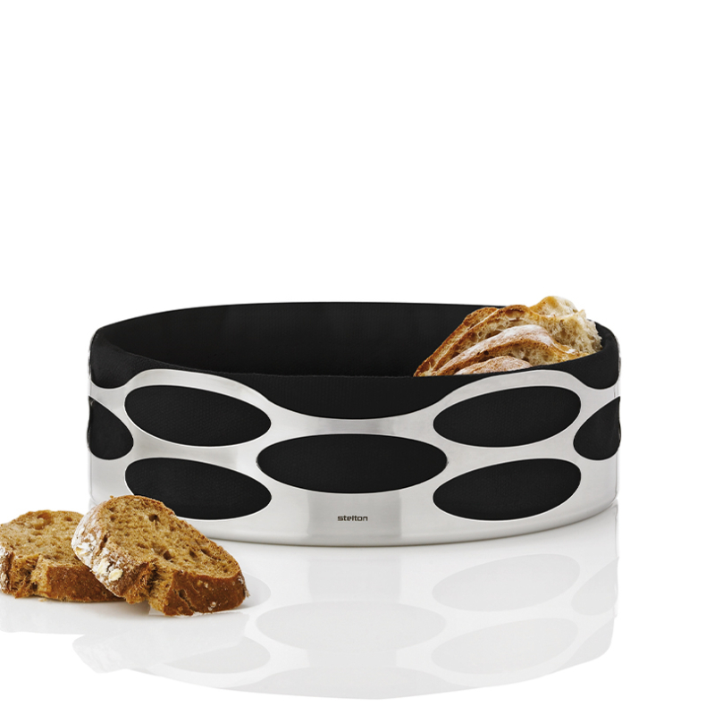 Stelton Embrace Brdkurv Steel/Black 23 cm