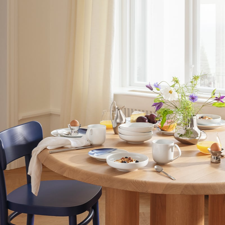 Georg Jensen Koppel Dinnerware hvid krus 27 cl 2 stk.