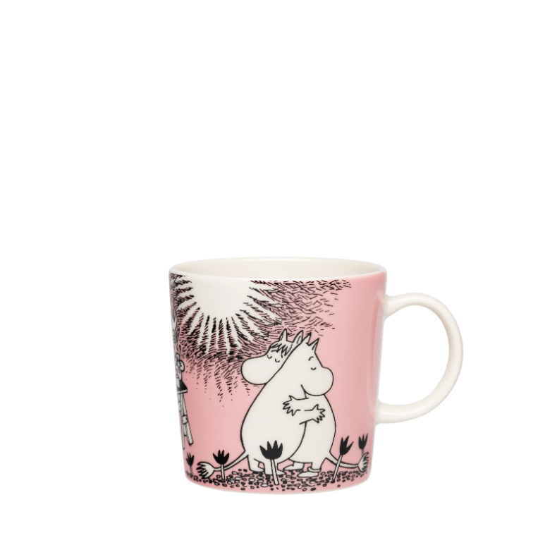 Moomin Arabia K�rlighed 30 �rs jubil�ums krus lyser�d 30 cl + gave�ske