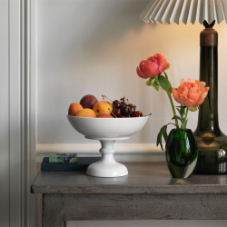 Royal Copenhagen hvid Riflet sk�l hvid 80 cl