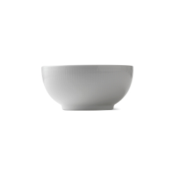 Royal Copenhagen Hvid Riflet sk�l 110 cl