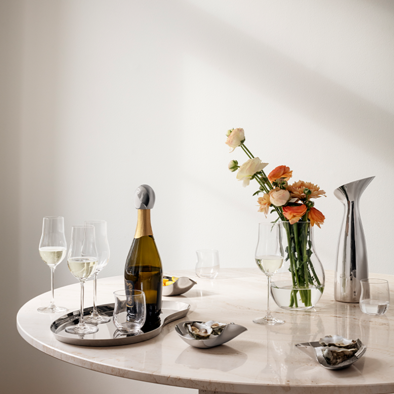 Georg Jensen indulgence champagneprop