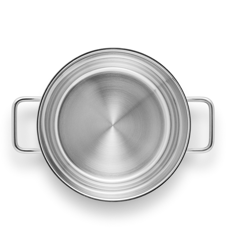 Eva Trio Recycled Stainless Steel gryde 10 liter 24 cm