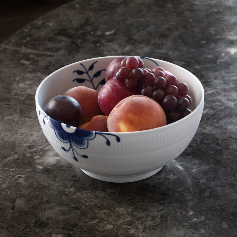 Royal Copenhagen Bl� Mega Riflet sk�l 310 cl