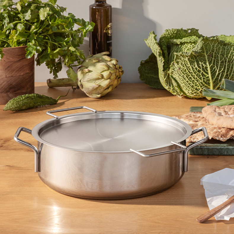 Eva Trio tallerkenl�g rustfrit st�l � 28 cm