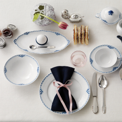 Royal Copenhagen Prinsesse flad tallerken bl� 19 cm