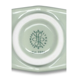 Lyngby Porcel�n Flower snerle vase gr�n H 14 cm