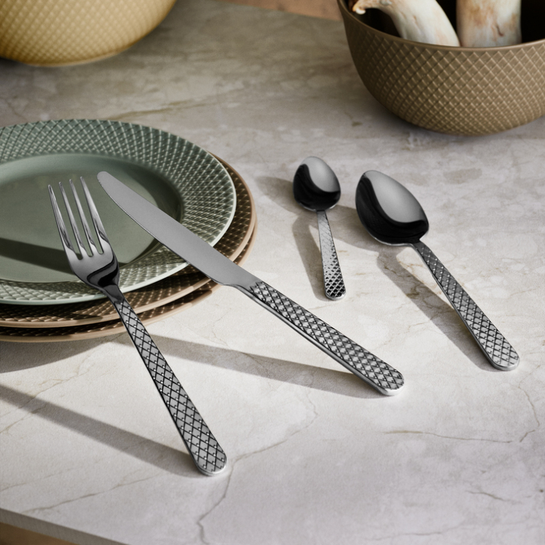 Lyngby Porceln Rhombe bestikst 16 dele