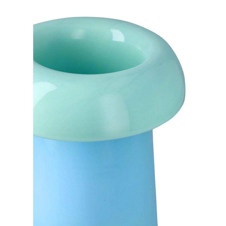 Holmegaard Soma vase bl�/gr�n H 22,5 cm