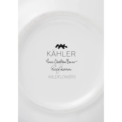 K�hler Hammersh�i Summer vase hvid H 21 cm