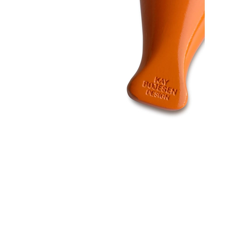 Kay Bojesen Fugle n�glering orange 4,5 cm