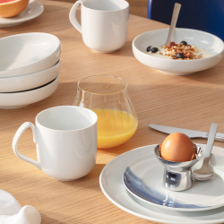 Georg Jensen Koppel Dinnerware hvid krus 27 cl 2 stk.