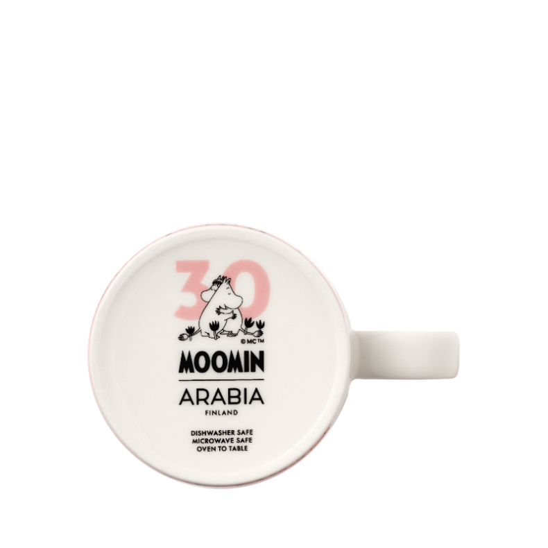 Moomin Arabia K�rlighed 30 �rs jubil�ums krus lyser�d 30 cl + gave�ske