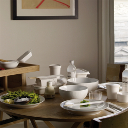 Royal Copenhagen Hvid Riflet sk�l 310 cl