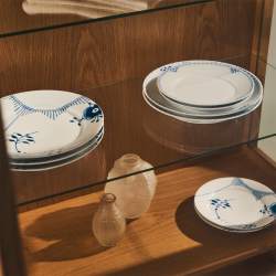 Royal Copenhagen Bl� Mega Riflet nr. 2 tallerken 22 cm