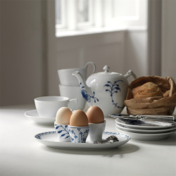 Royal Copenhagen Bl� Mega Riflet �ggeb�ger bl�