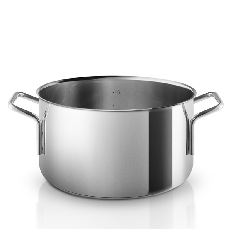 Eva Trio Recycled Stainless Steel grydest inklusiv pastaindsats 4 dele