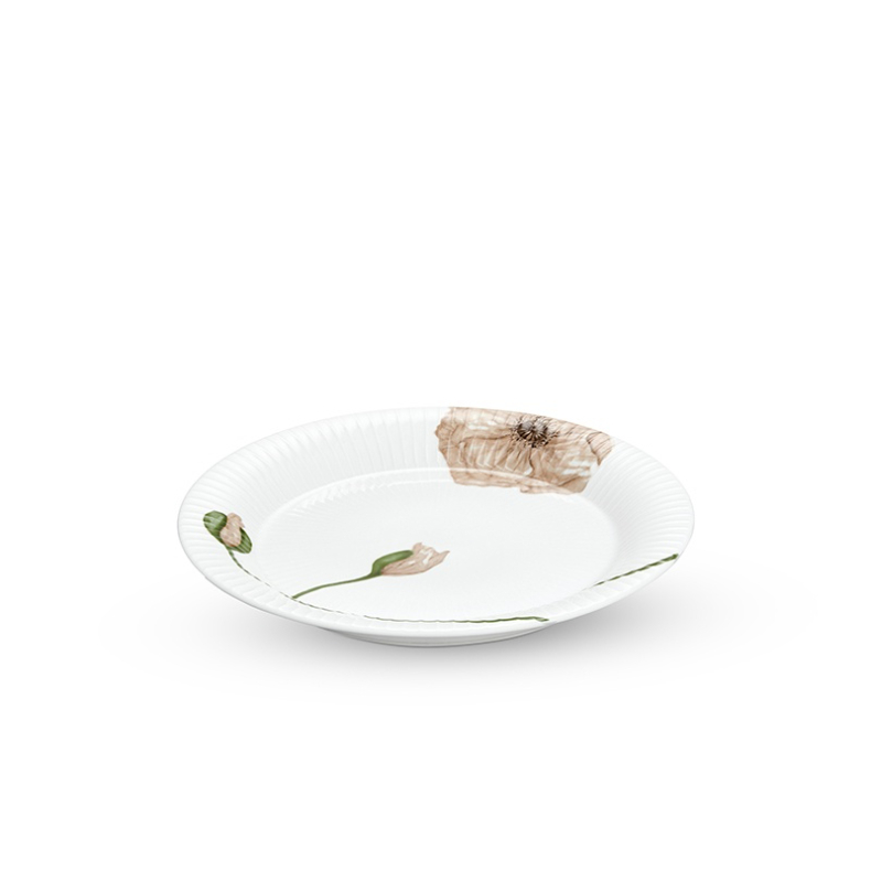 Khler Hammershi Poppy tallerken hvid 27 cm