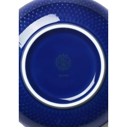 Lyngby Porcel�n Rhombe Color sk�l m�rk bl� 15,5 cm