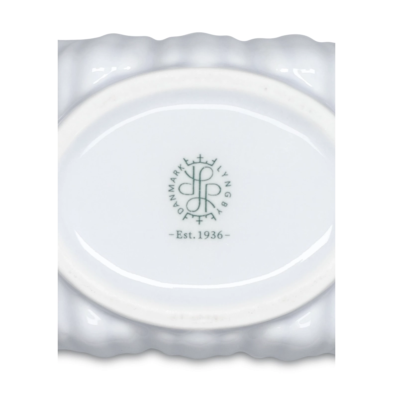 Lyngby Porcel�n Flower marguerit vase hvid H21 cm