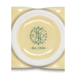 Lyngby Porcel�n Flower sm�rblomst vase sand H 11,5 cm