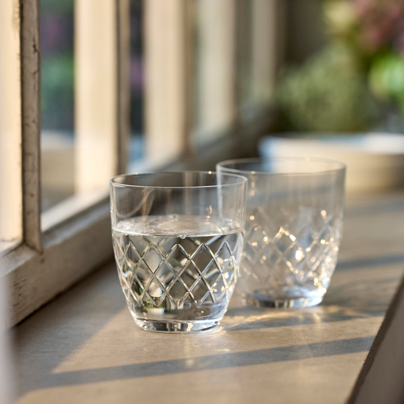 Lyngby Glas Eaton vandglas klar 2 stk 30 cl