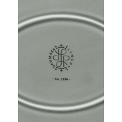 Lyngby Porceln Rhombe Earth Ovalt Serveringsfad 28,5x21,5 cm