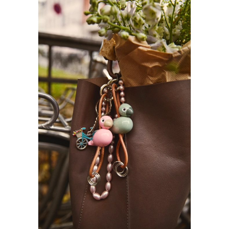 Kay Bojesen Fugle n�glering gr�n 4,5 cm