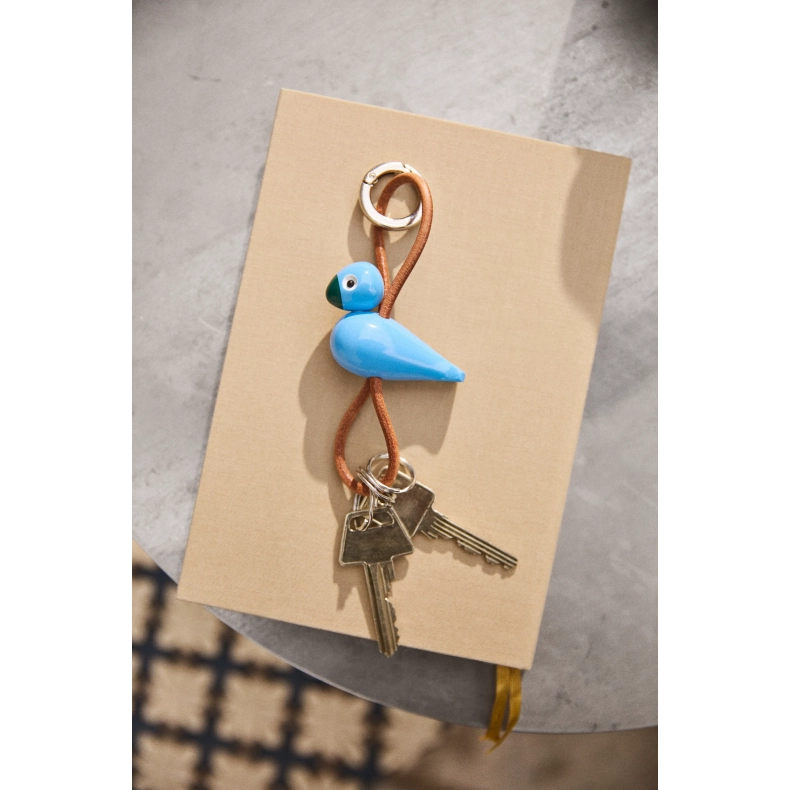 Kay Bojesen Fugle n�glering bl� 4,5 cm