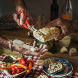 Fiskars Classic universalsaks venstreh�ndet orange 21 cm