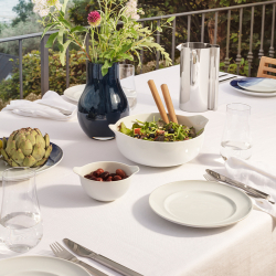 Georg Jensen Koppel Dinnerware hvid skl small 12cm