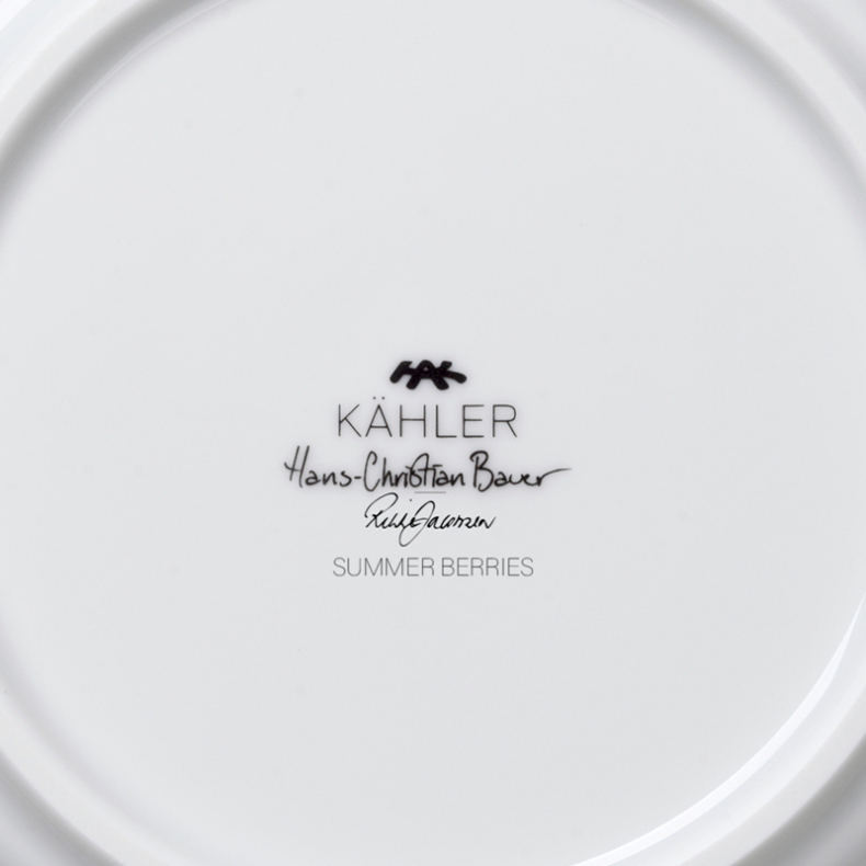 Khler Hammershi Summer dyb tallerken hvid 21 cm