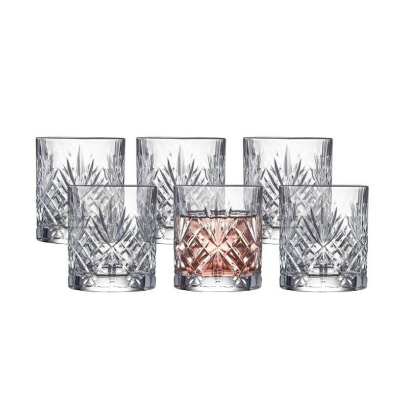 Lyngby Glas Melodia vandglas klar glas 23 cl 6 stk.