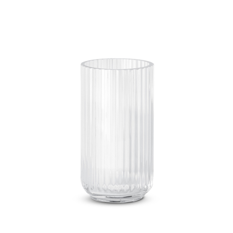 Lyngby vase klar glas 20 cm