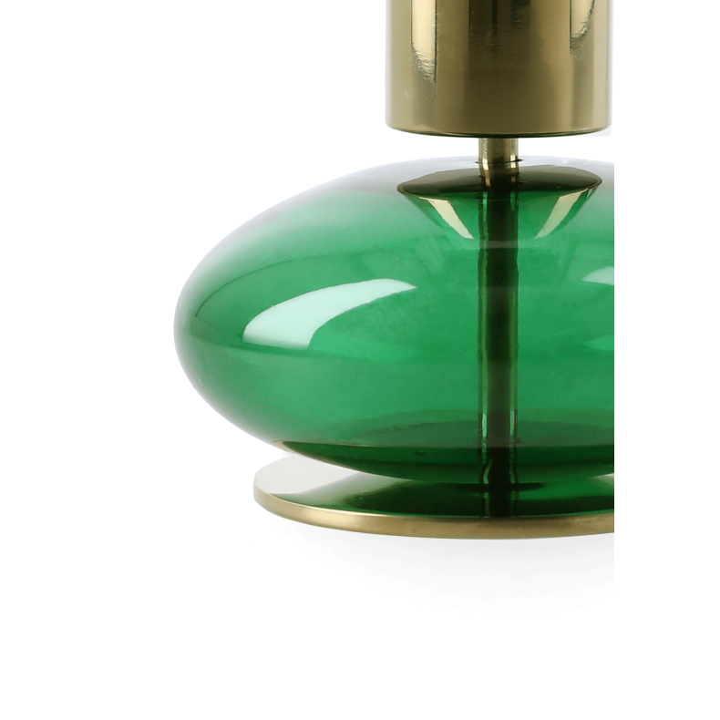 Holmegaard Bubble Lysestage H8 cm grn