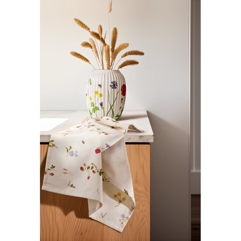 K�hler Hammersh�i Summer vase hvid H 21 cm