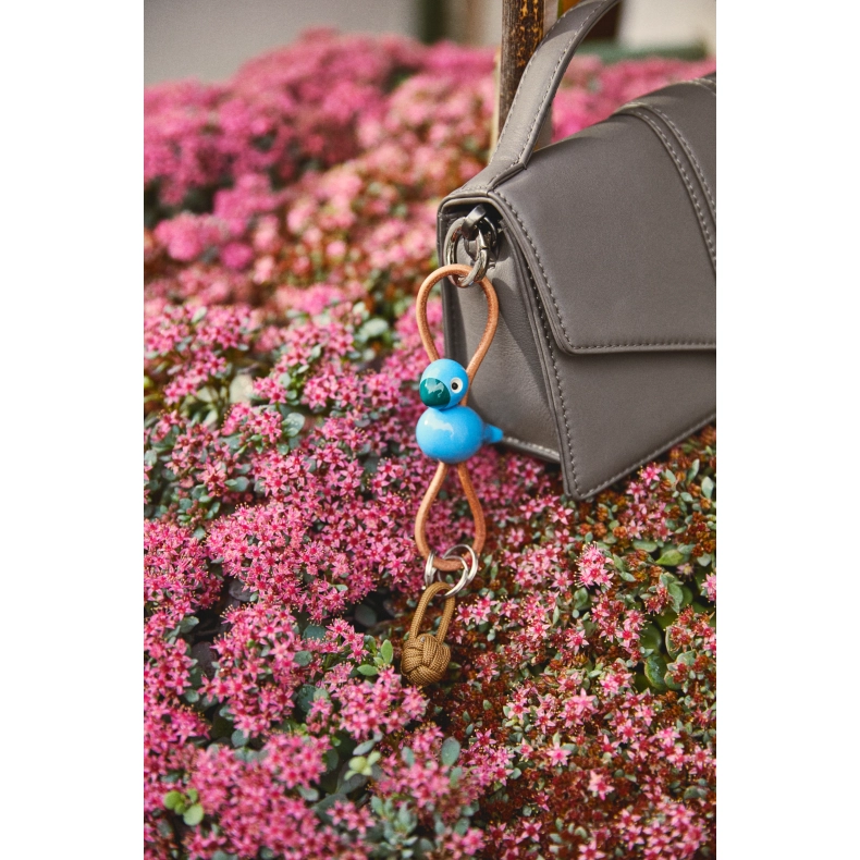 Kay Bojesen Fugle n�glering bl� 4,5 cm