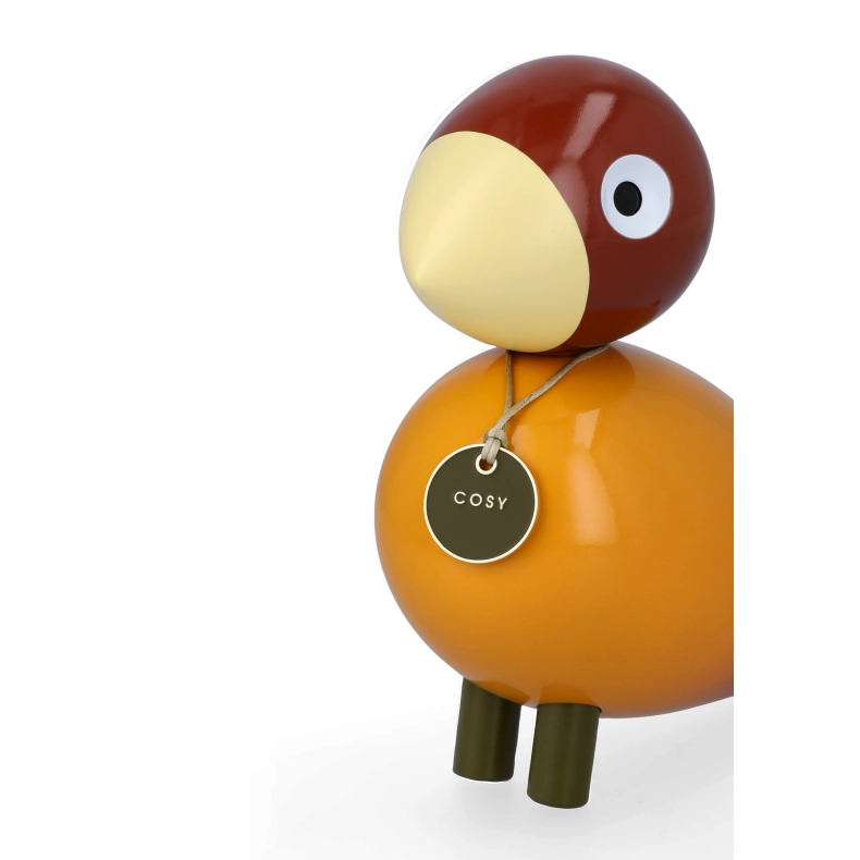 Kay Bojesen Story Birds Hygge sangfugl orange H 15,5 cm