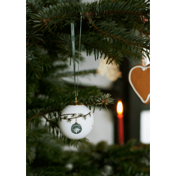 K�hler Hammersh�i Julekugle 2020 �6 cm m. deko