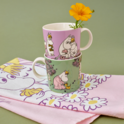 Moomin Arabia Omsorg lysegr�n krus 30 cl