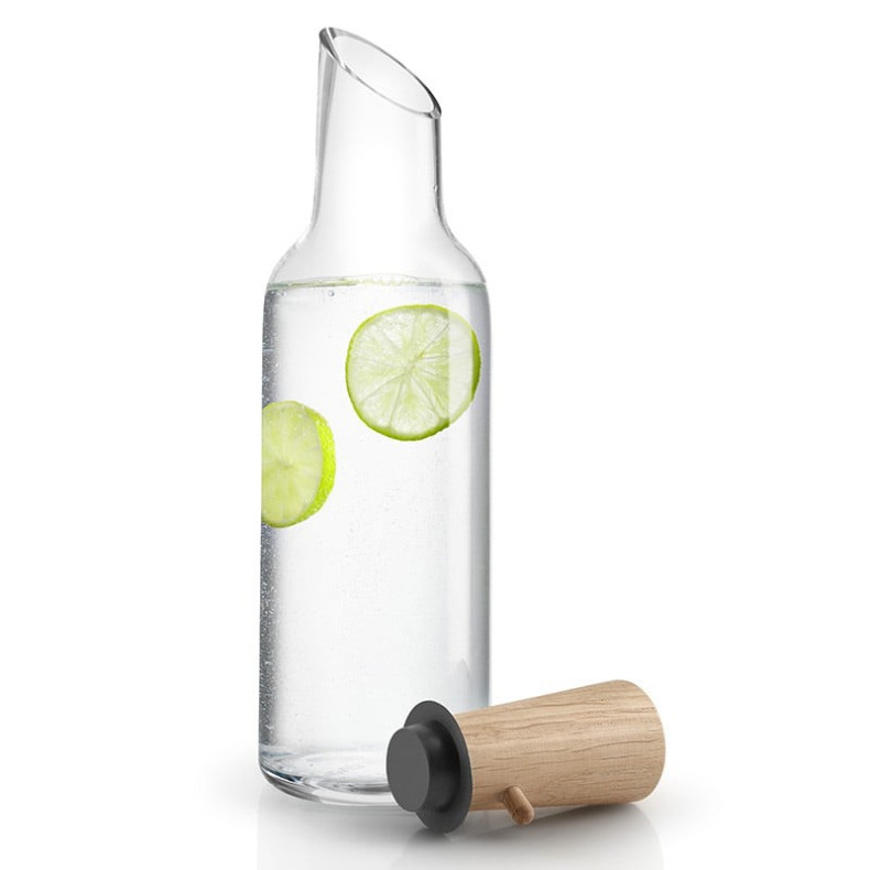 Eva Solo, Recycled glas karaffel med trprop - 1 liter