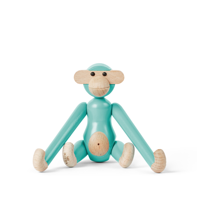 Kay Bojesen mini abe turkis 9,5 cm