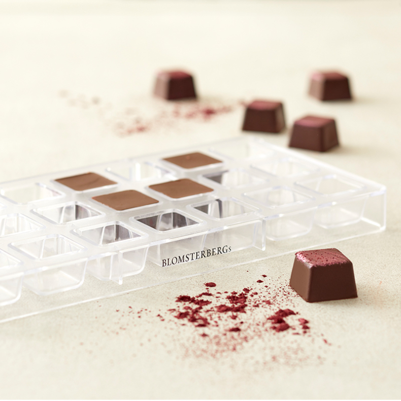 Blomsterbergs, Chokoladeform - Firkant