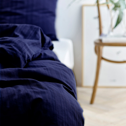 Sdahl, Noble sengetj - Navy Blue, 140x200 cm