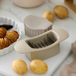 Rosti, Hasselback-skrer - Hummus