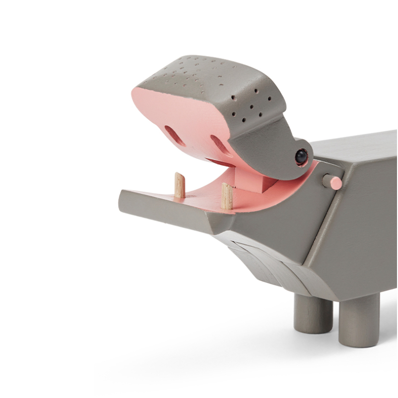 Kay Bojesen Liliput flodhest gr 6 cm