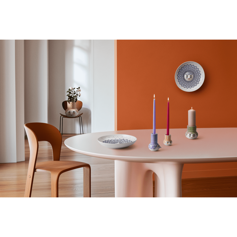 Bjrn Wiinblad olga Lysestage H9 cm gul